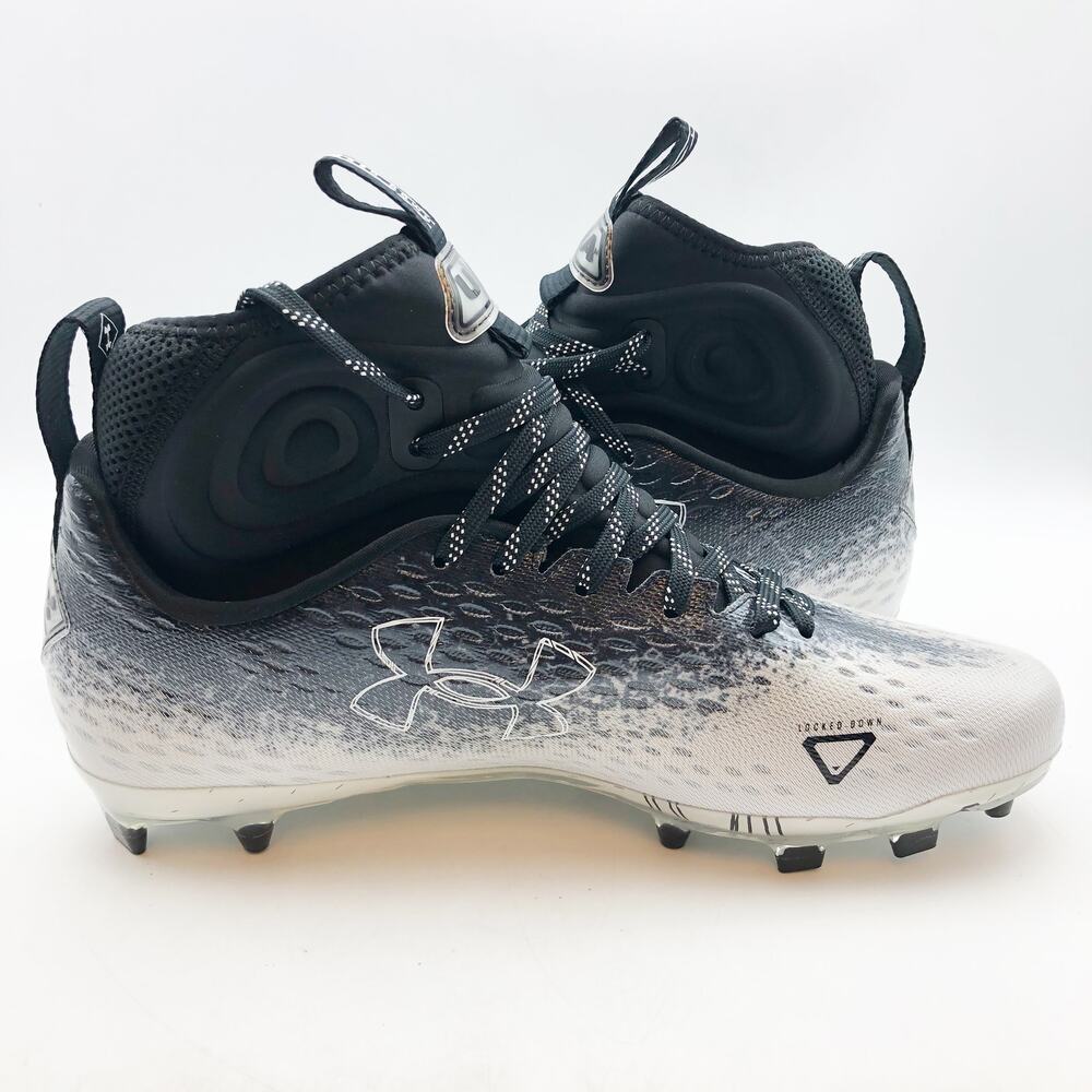 Under Armour Mens Spotlight Lux Mc 2.0 Football Cleats Size 10.5 Black NWOB - Picture 4 of 11